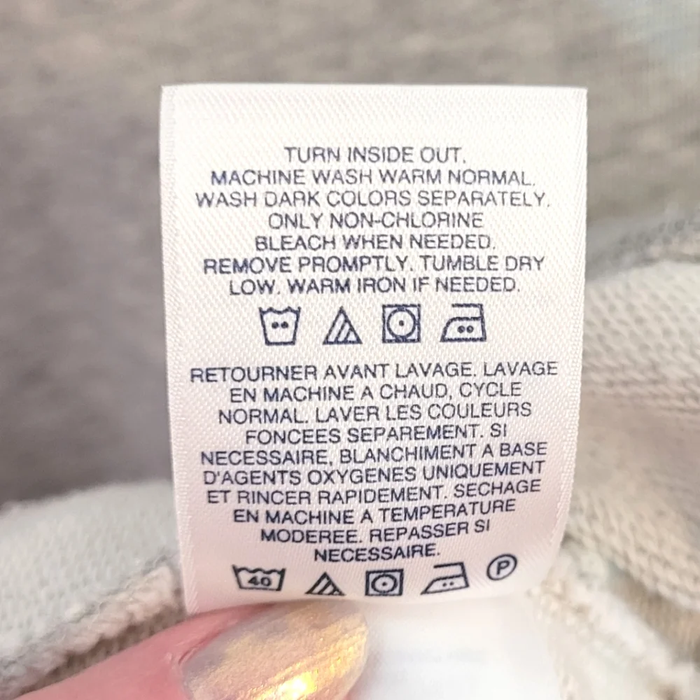 Women's Gray Lands' End Sweatshirt - Picture 5 of 6